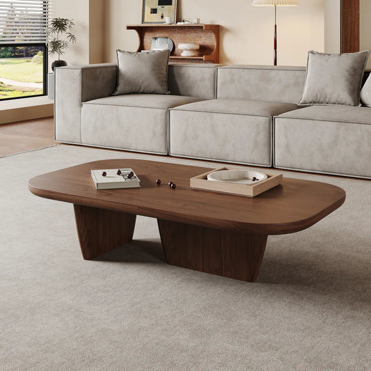 Minimalist Double Leg Rectangular Coffee Table