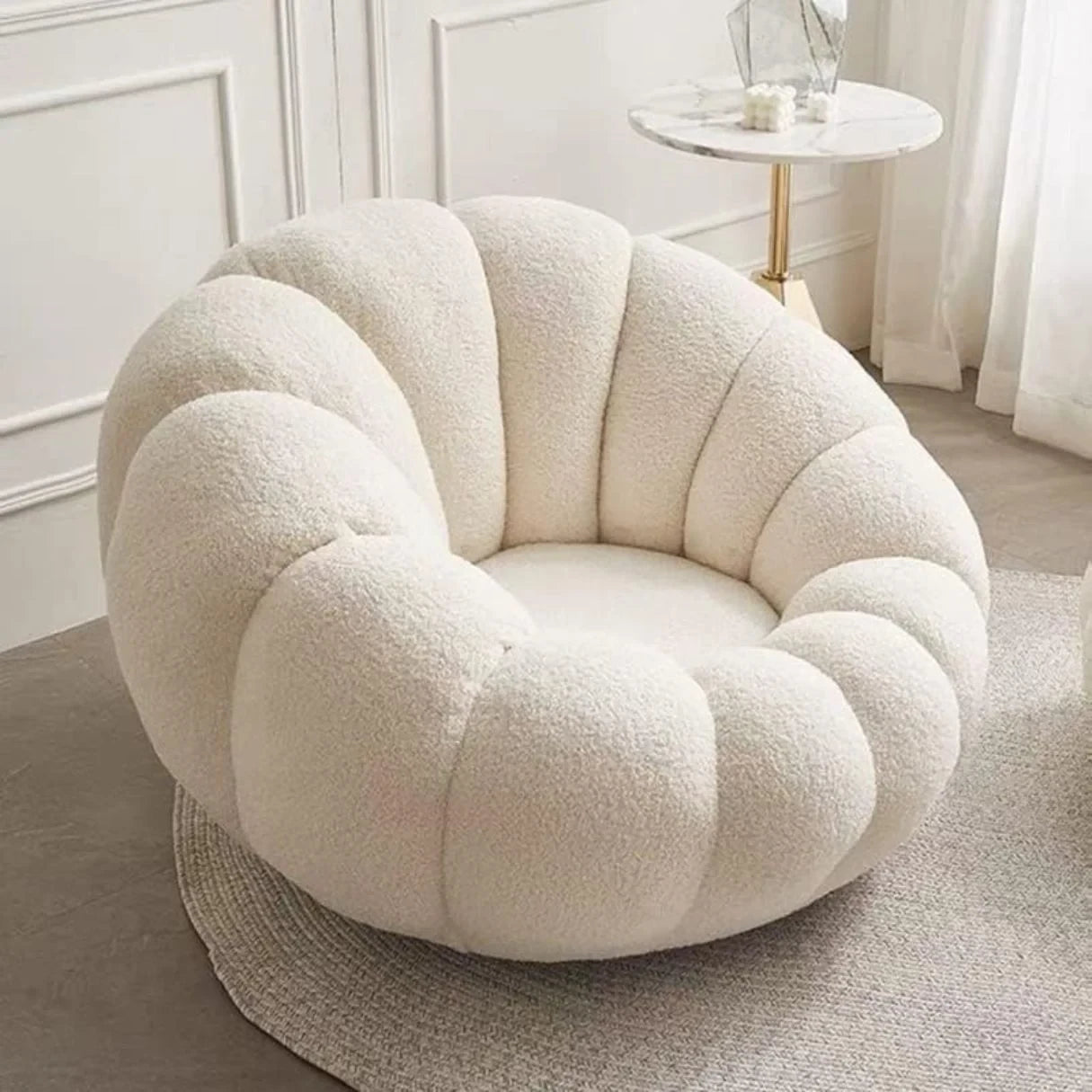 Puff Pumpkin Chair + Pouf