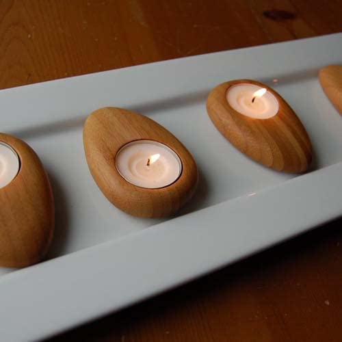 Pebble Tealight Candle Holder