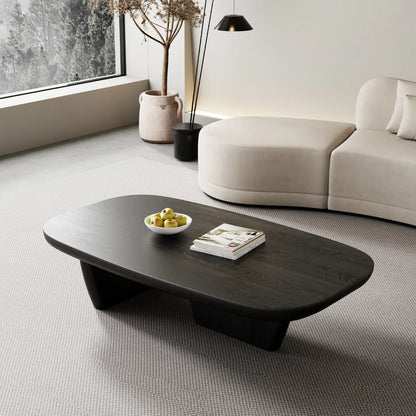 Minimalist Double Leg Rectangular Coffee Table