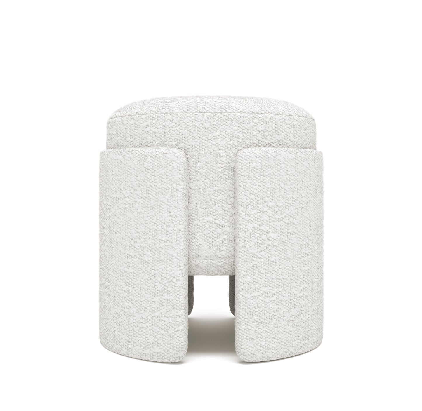 White Ottoman Stool