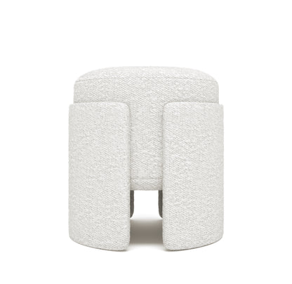 White Ottoman Stool