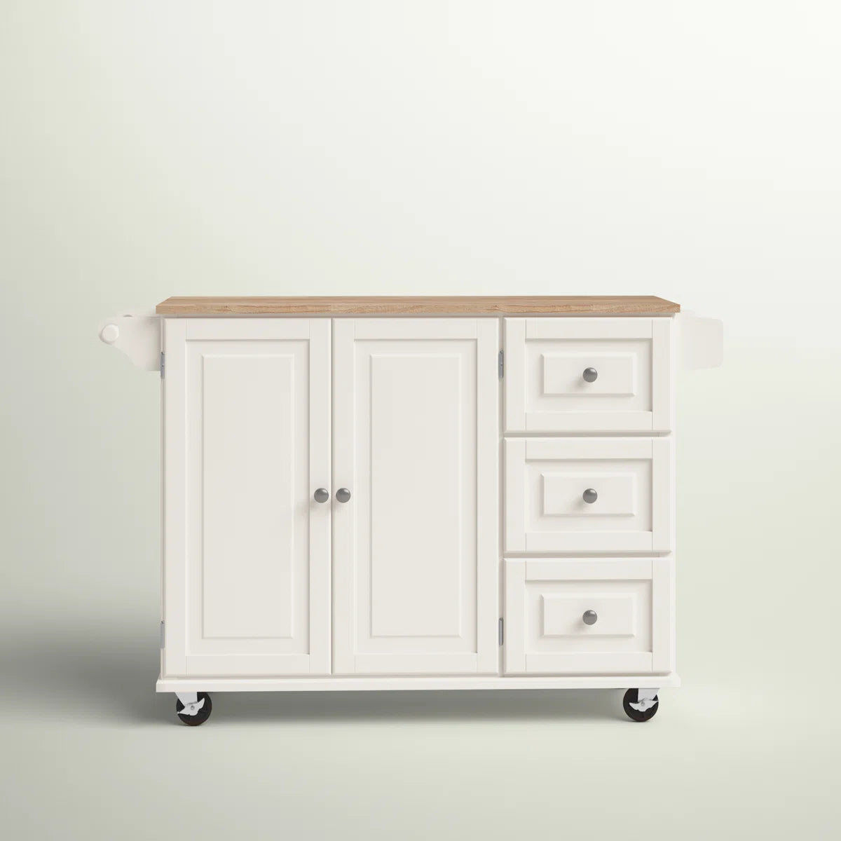 Minimalist Rolling Kitchen Island