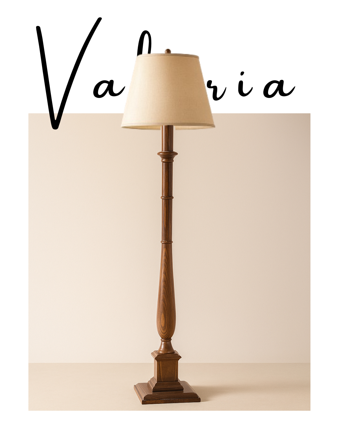 Wooden Floor Lamp