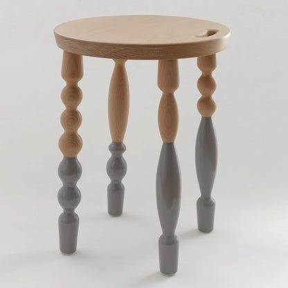 Stool/Side Table - White