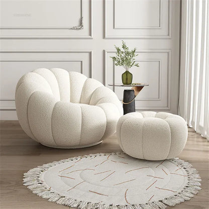 Puff Pumpkin Chair + Pouf