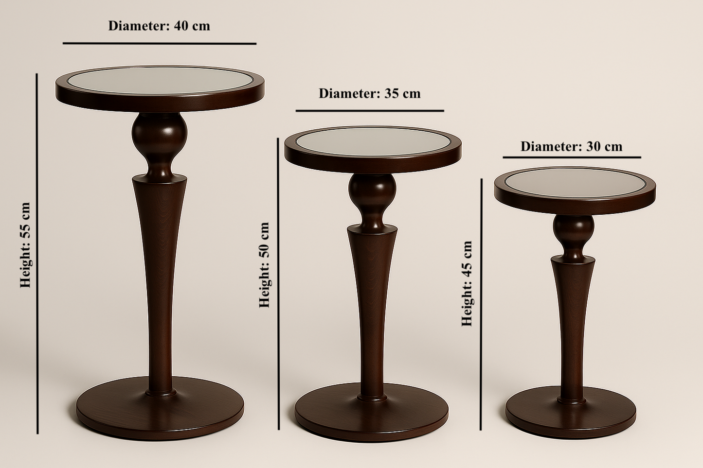 Verona Wooden Side Table